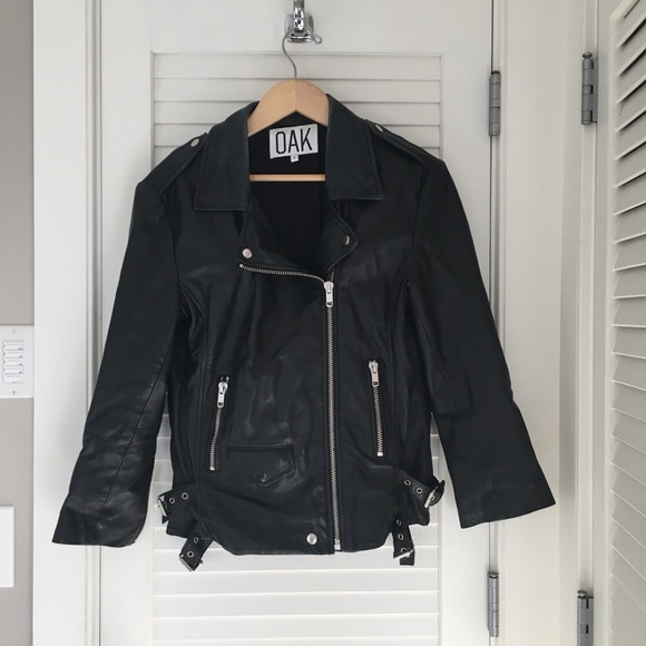 OAK Jackets & Blazers - OAK NYC Leather Jacket